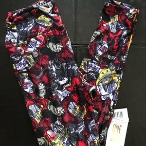 Captain Hook Lularoe Disney OS Leggings